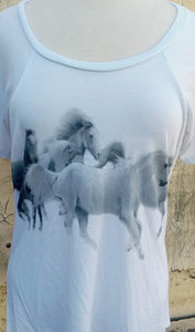Horseworship Short Sleeved Scoop Neck T-Shirt