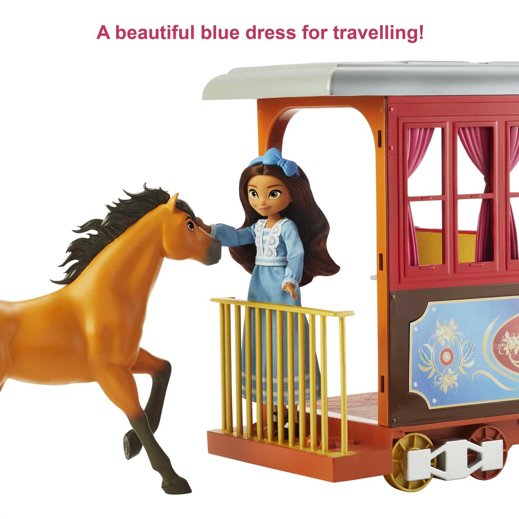 Spirit Untamed Lucky s Train Home Toy Return to Freedom Wild