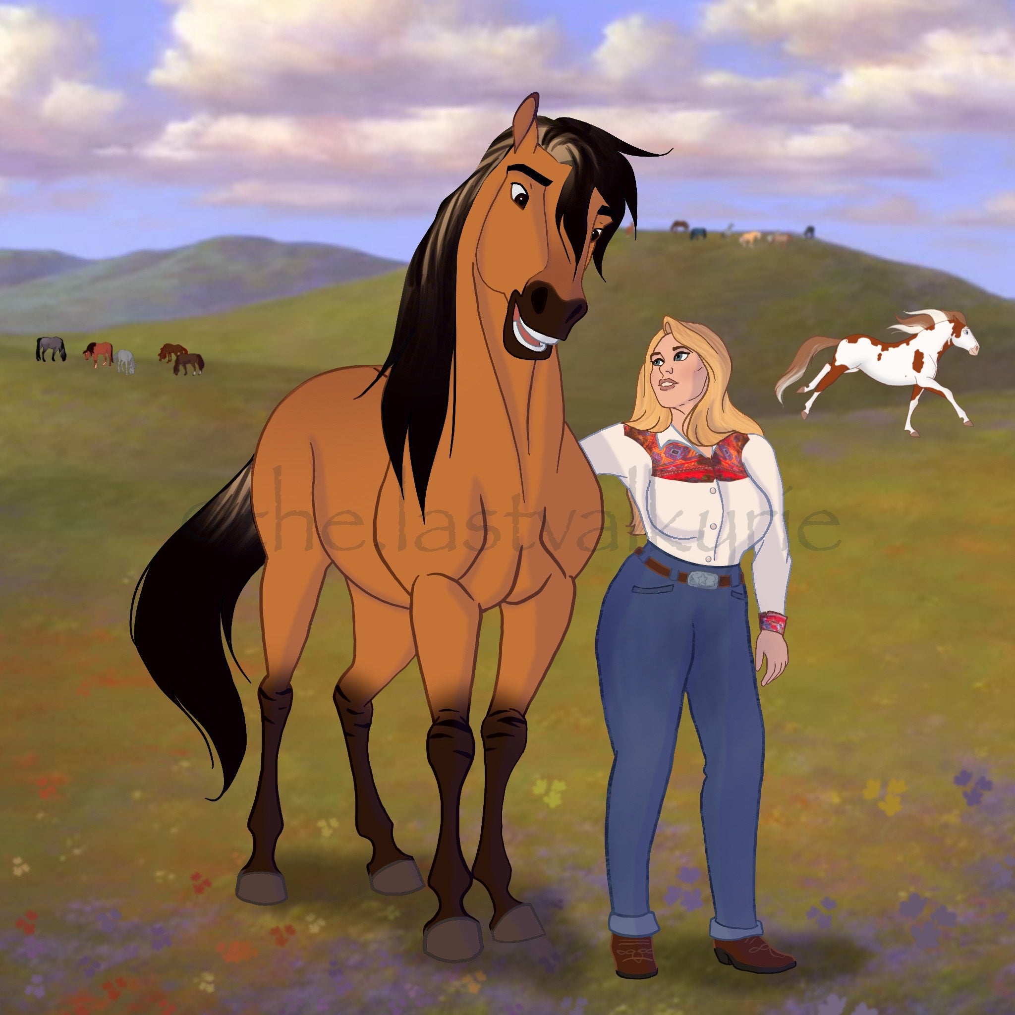 Spirit and Me Portrait - Donate to RTF!