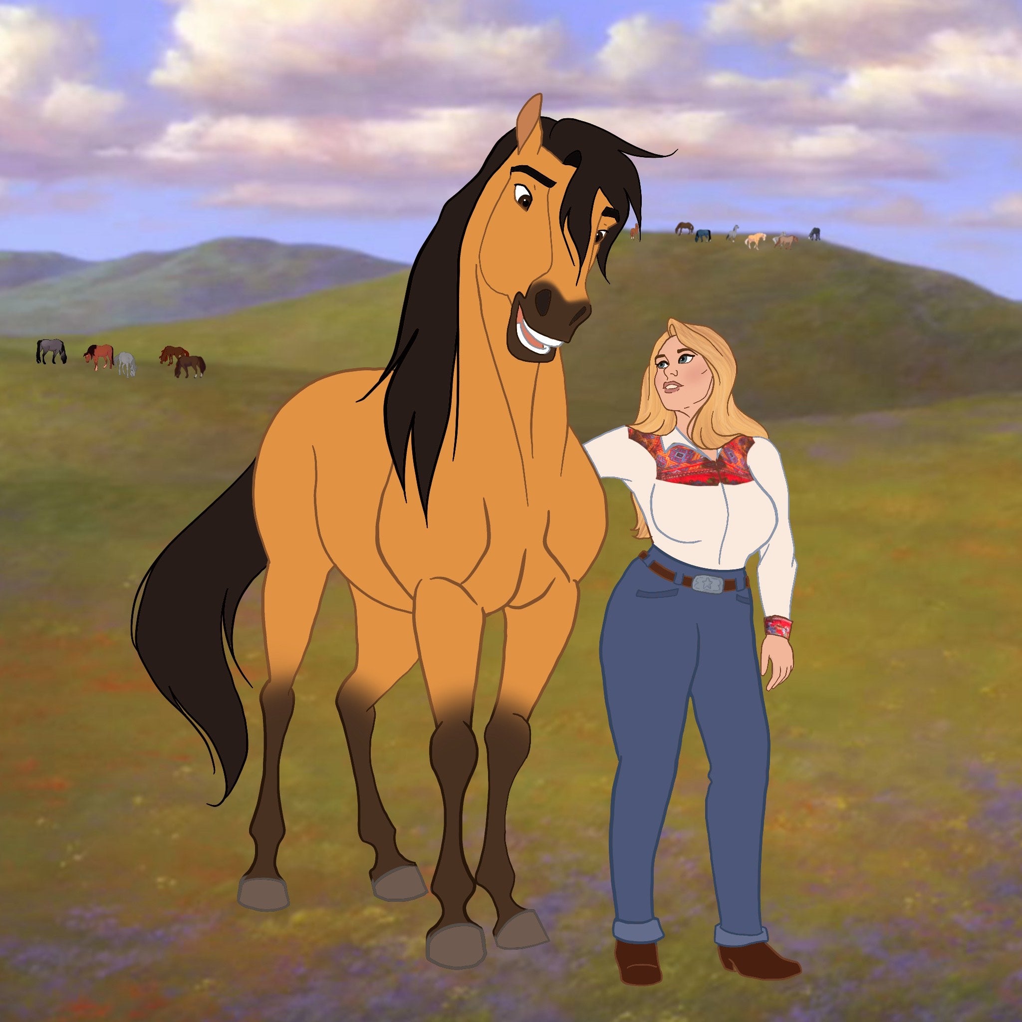 Spirit and Me Portrait - Donate to RTF!