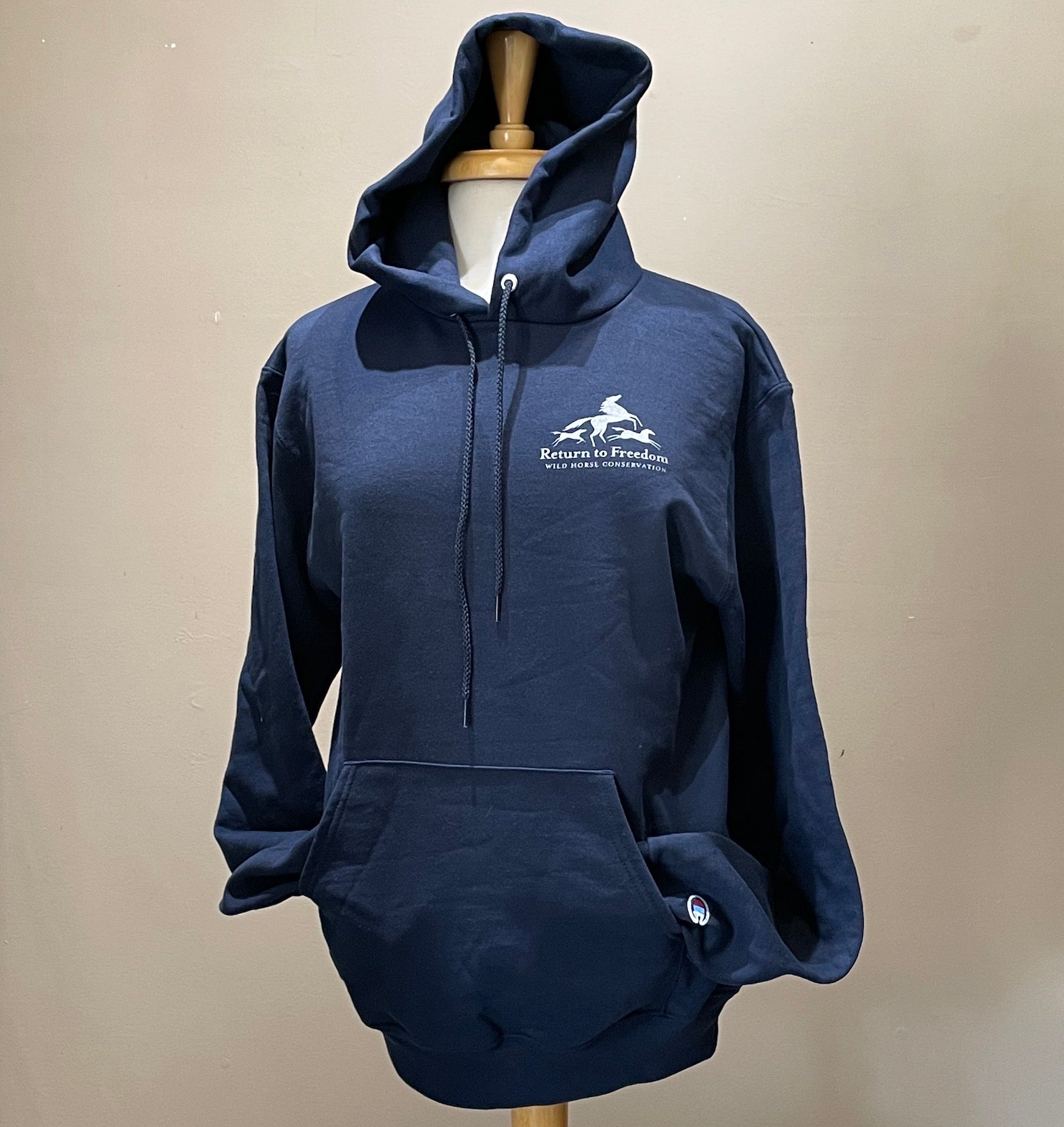 Unisex Champion Double Dry Eco Pullover Hoody - Navy