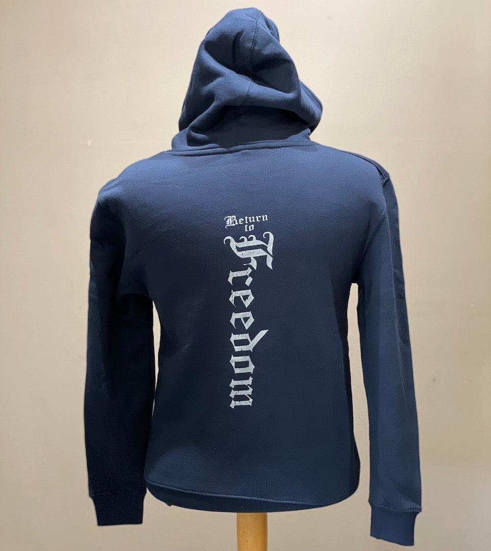 Youth Pullover Hooded Sweatshirt by Lane Seven--Navy